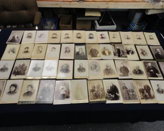 Lot of Antique Cabinet Cards