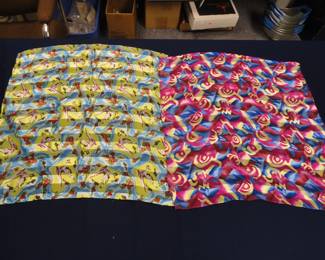 Lot of 2 J. Garcia Ltd Edition Scarves