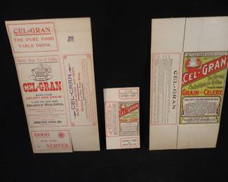 Antique Cel-Gran Unused Boxes