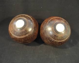 Vintage Taylor Lawn Bowling Balls
