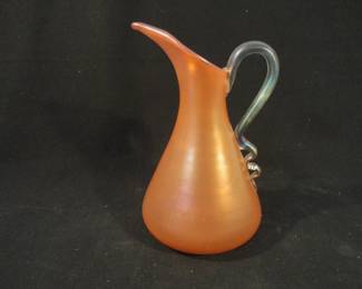 Steven & Williams Blown Glass Pitcher