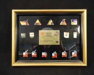 Rare Kodak Olympic Pins Proof Set