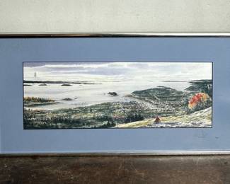View From Mt. Battie, David Henderson, Print