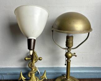 Brass Lighting, Vintage, Wall Sconce Table Lamp
