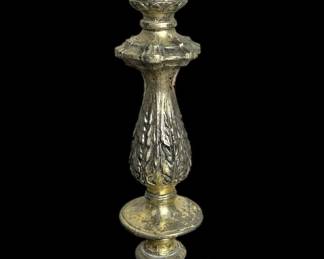 Vintage L L 7825 Candlestick Candle Holder Weighted Metal