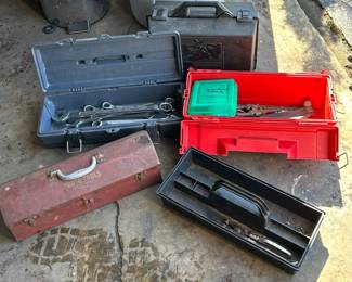 Tool Box Set With Included Tools In Boxes