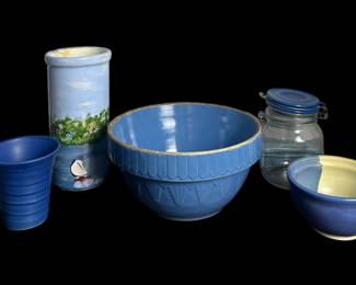 Blue Kitchenware Set