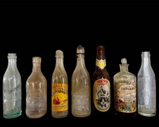Manataug Beverage, Marblehead MA,
Boston & Philly bottles