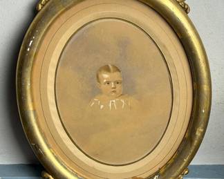 Portrait Of A Child, Antique