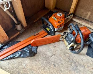 Stihl Chainsaw & Hedge Trimmer 