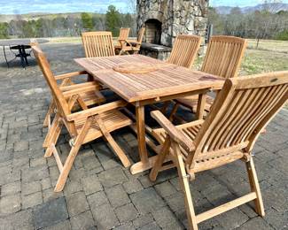 Teak Smith Teak Patio Table & Chairs