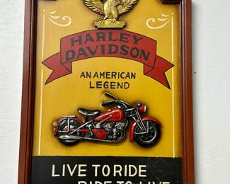 Harley Davidson Wall Plaque