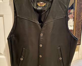 Harley Davidson Leather Vest