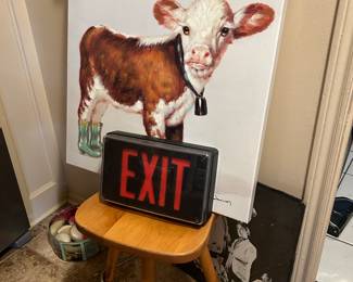 Cow canvas 