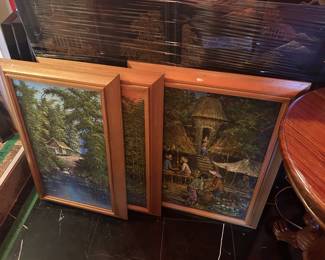Original Asian art vintage 