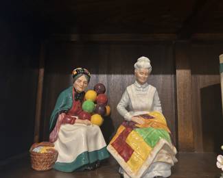 Antique Dresden figures 