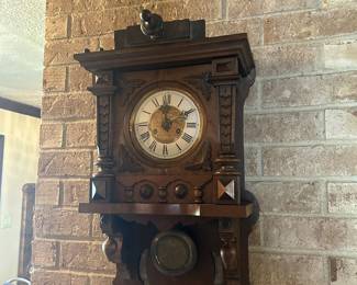 Antique wall clock