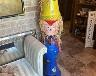 Clay scarecrow 