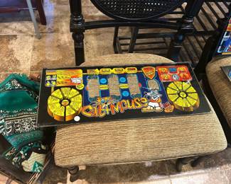 Glass vintage game fronts 