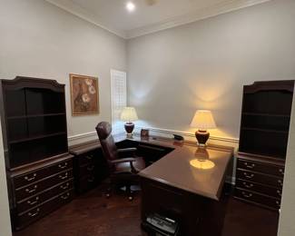 Plus two shelving & file units that match!