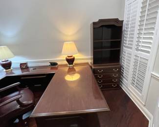 This 3 sided U desk in the office is amazing… Tons of storage, great workspace & incredibly well-built… We understand it will be a little difficult to move but we have flexibility on pick-up and have priced it accordingly… Someone is going to get a tax write off of deal on setting up their office that will last the rest of their career!