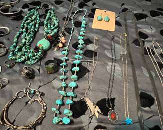 More turquoise