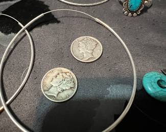 2 mercury dimes!