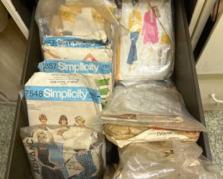 Vintage sewing patterns