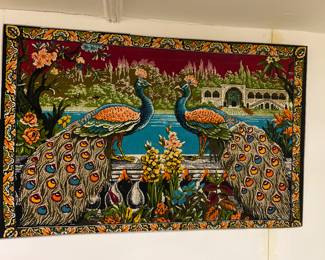 Peacock rug