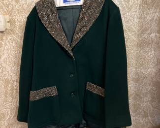 One of a kind handmade jacket and skirt