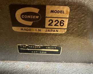 Consequently 226 commercial sewing machine