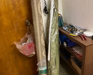 outdoor carpet and patio umbrella