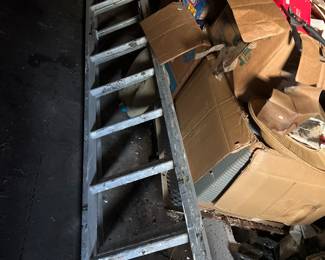 Aluminum extension ladder