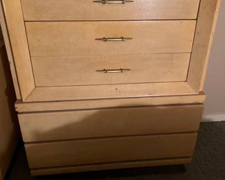 Mid century chest with matching pieces