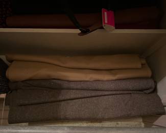Vintage Wool fabric swatches