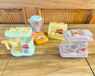 Love Kitchen children’s kitchen small electrics.  These will be sold as a set of 4