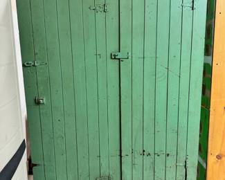 Antique 2-door chimney cabinet
