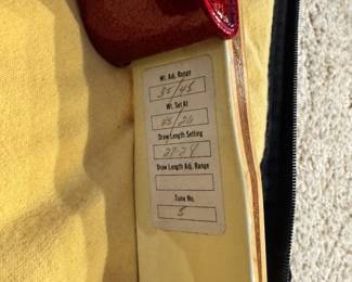 c.a. 1970’s/80’s PSE Precision Laser Compound Bow with aluminum archery stabilizer, arrows w/ case, accessories and case