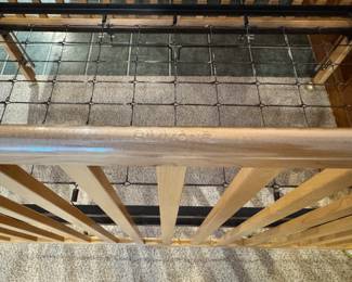 Simmons Little Folks crib with foot release sides (both)