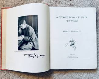 1899  ‘A Second Book of Fifty Drawings’ by Aubrey Beardsley, Published by Leonard Smither’s & Co.