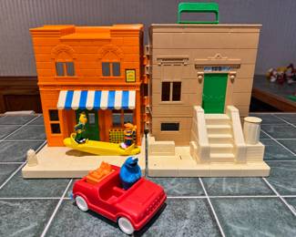Vintage Playskool Sesame Street Hooper’s Grocery set