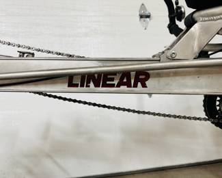 Vintage Linear aluminum recumbent bike