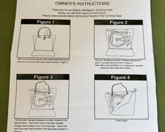 Barely used Montague Navigator folding bike with Like New carrying bag