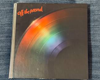 ‘Off the Record’ book with 2 audio CD’s containing Interviews with the 25 Songwriters and Narrated by Graham Nash
