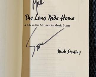 ‘The Long Ride Home - A Life in the Minnesota Music Scene’ autographed copy by Mick Sterling