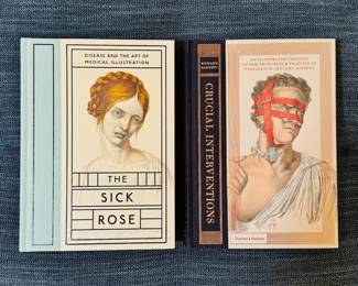 There is a large selection of books on various topics and personalities