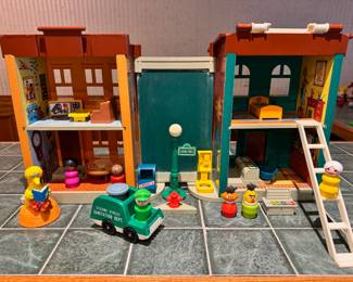 Vintage Fisher Price Sesame Street set