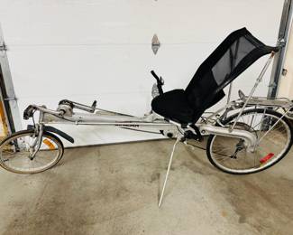 Vintage Linear aluminum recumbent bike
