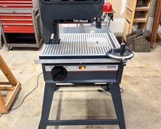 Vintage Sears Craftsman 12” Band Saw with lockable rolling cart