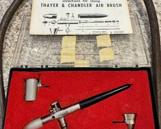 Vintage Thayer & Chandler Air Brush set